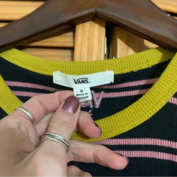 Vans Striped Bodysuit Size Small - Picture 2 of 6